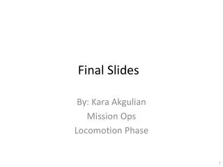 Final Slides