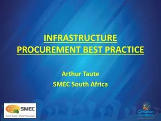 INFRASTRUCTURE PROCUREMENT BEST PRACTICE