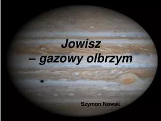 jowisz gazowy olbrzym