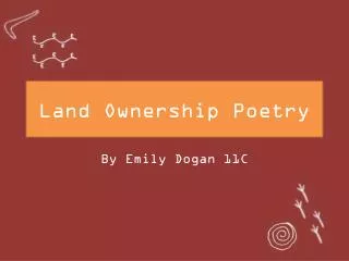 Land Ownership Poetry