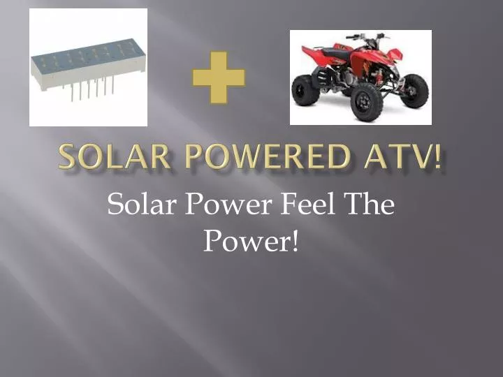 solar powered atv