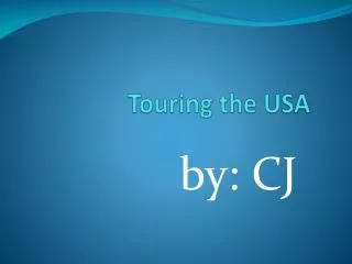 Touring the USA