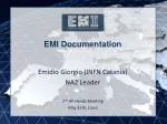EMI Documentation - slide 1