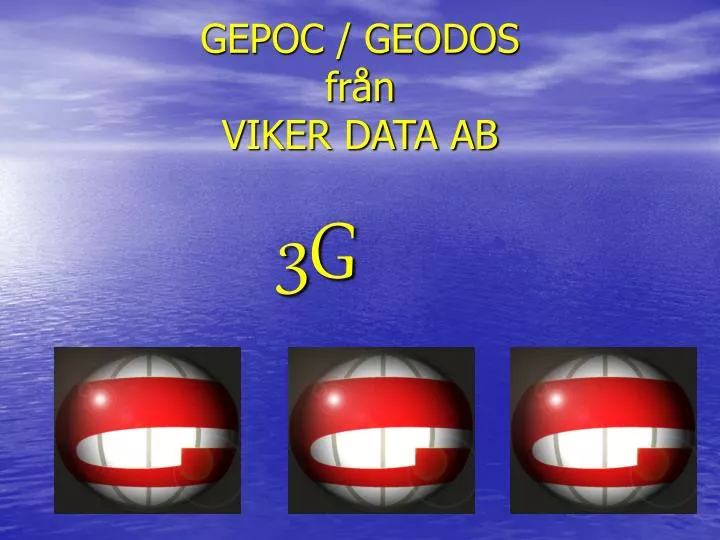 gepoc geodos fr n viker data ab