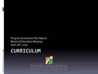 Curriculum