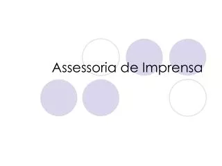 assessoria de imprensa