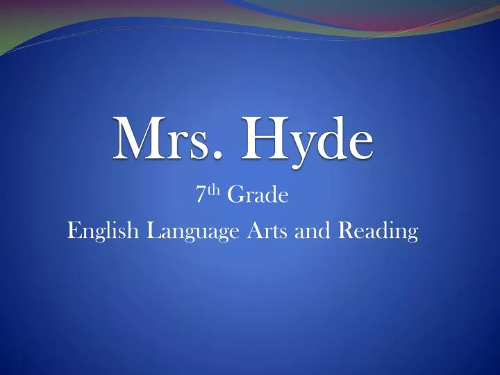 mrs hyde