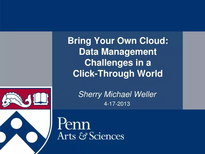 bring your own cloud data management challenges in a click through world