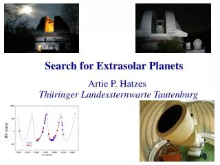 Search for Extrasolar Planets