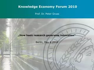 Knowledge Economy Forum 2010