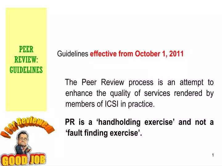 peer review guidelines