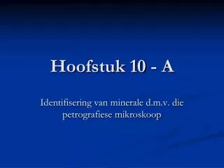hoofstuk 10 a