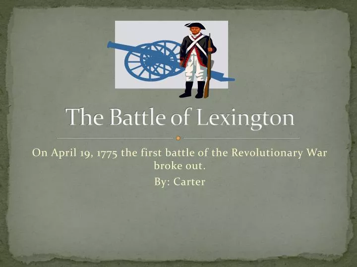 the battle of lexington