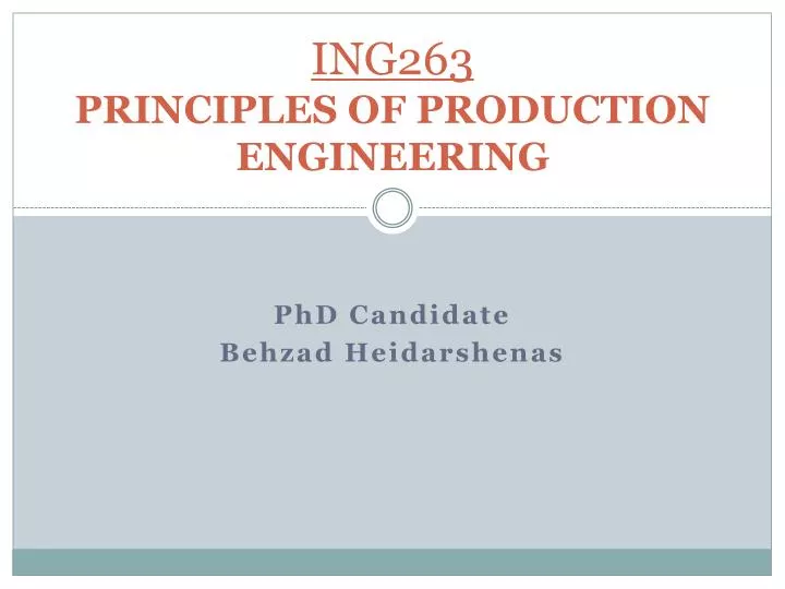 ing 26 3 principles of production engineering