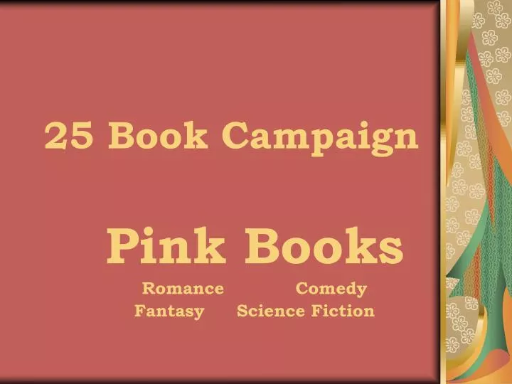 25 book campaign