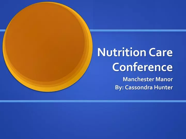 nutrition care conference