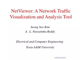 NetViewer: A Network Traffic Visualization and Analysis Tool