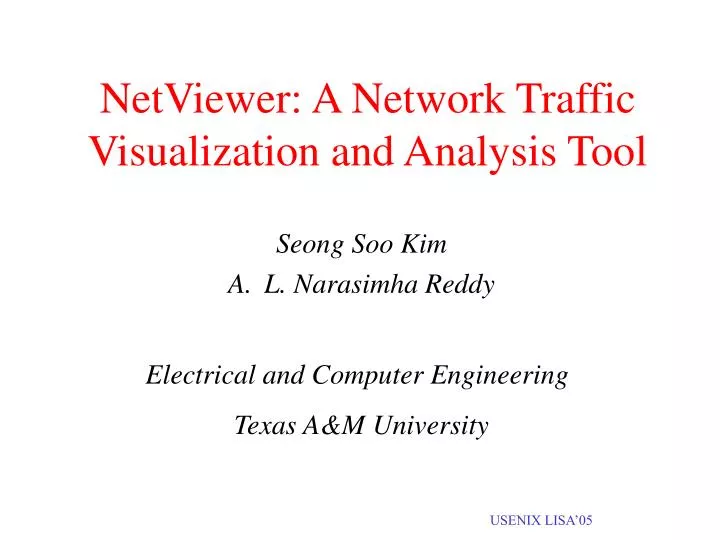 netviewer a network traffic visualization and analysis tool