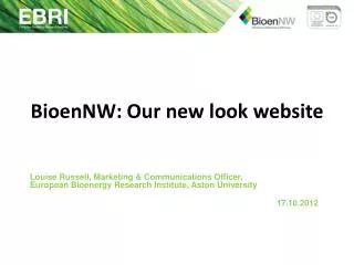 BioenNW: Our new look website