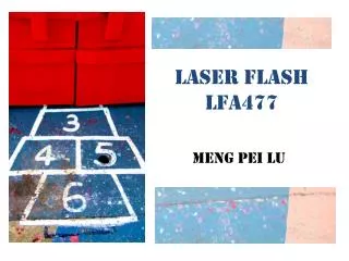 Laser flash LFA477