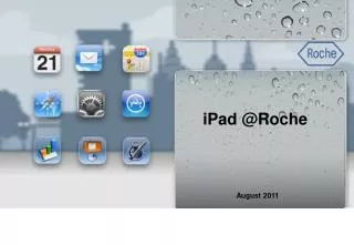 iPad @Roche