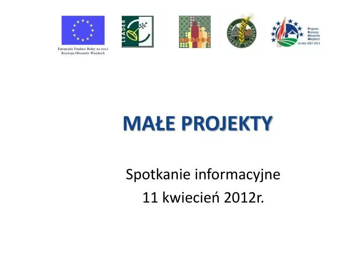 ma e projekty