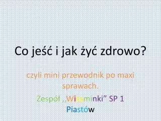 co je i jak y zdrowo