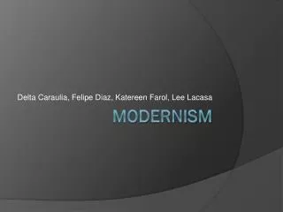 Modernism