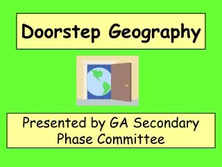 Doorstep Geography