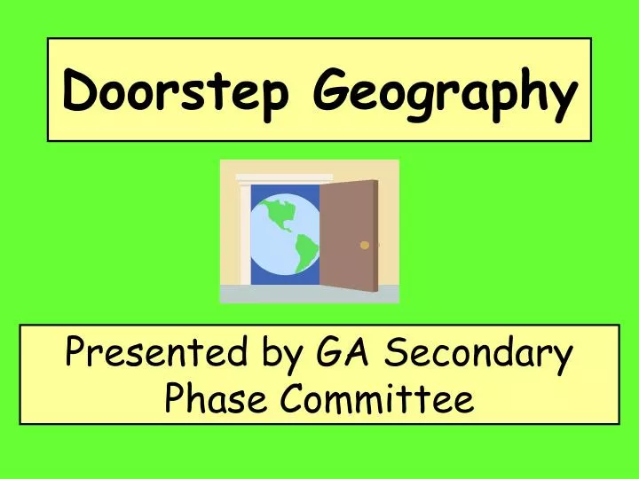 doorstep geography