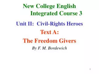 New College English Integrated Course 3