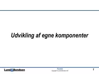udvikling af egne komponenter