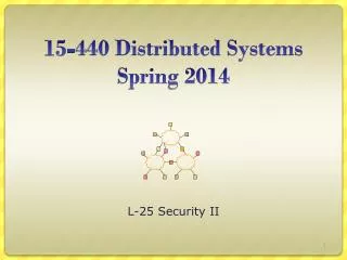 15- 440 Distributed Systems Spring 2014