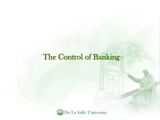 The Control of Banking