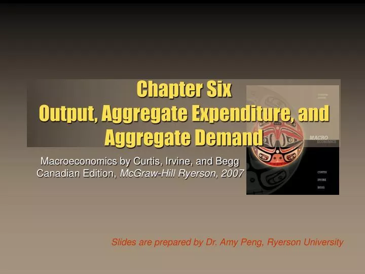 chapter six output aggregate expenditure and aggregate demand