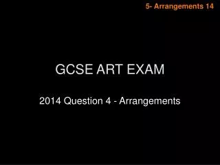GCSE ART EXAM