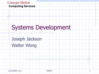 Systems Development