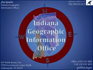 Jim Sparks Indiana Geographic Information Officer
