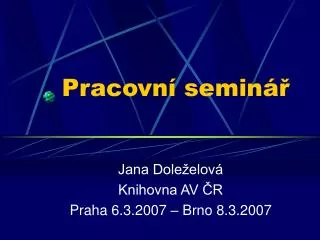 pracovn semin