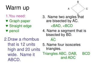 Warm up A C