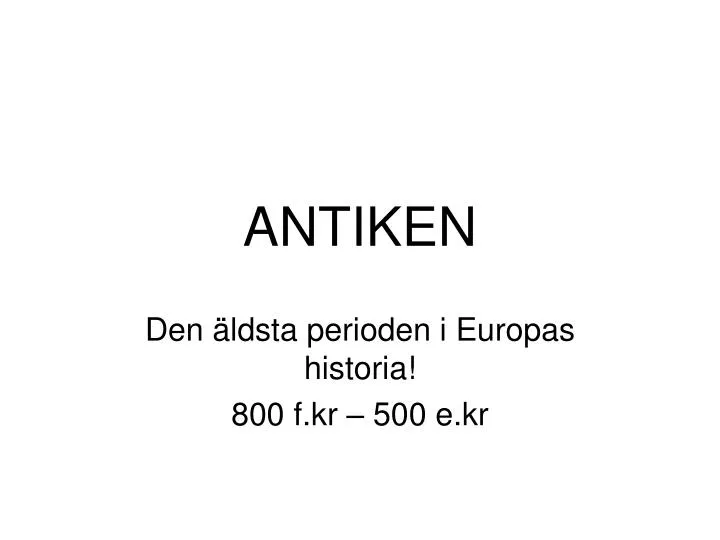 antiken