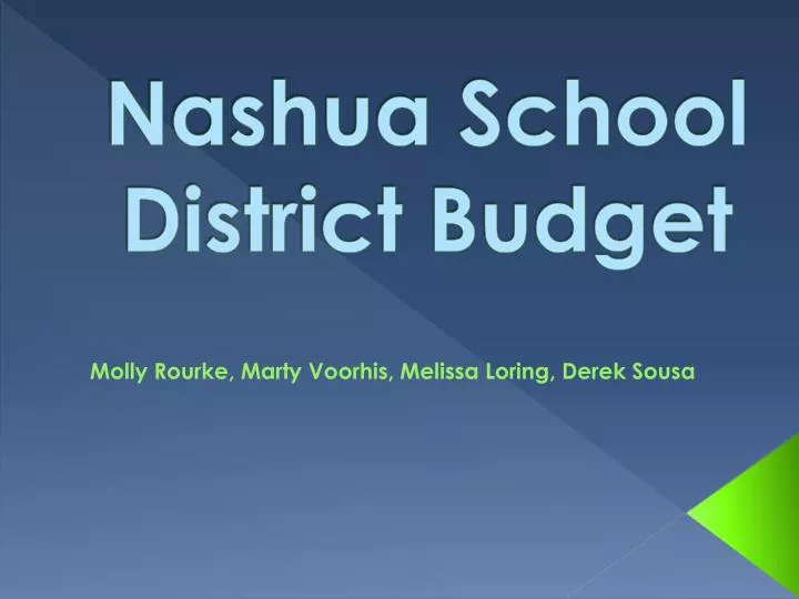 nashua school district budget