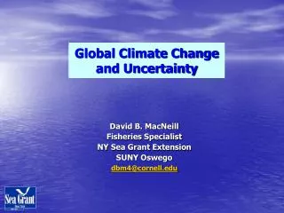 Global Climate Change and Uncertainty