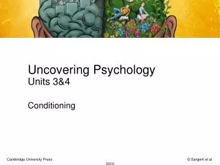 Uncovering Psychology Units 3&amp;4
