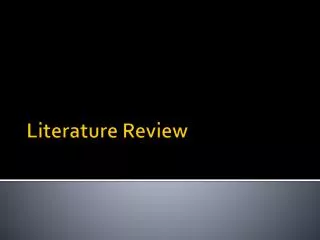 Literature Review