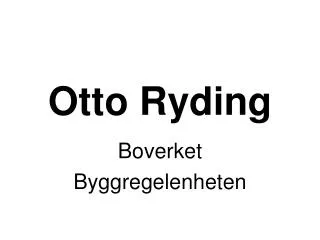 otto ryding