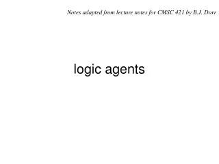logic agents