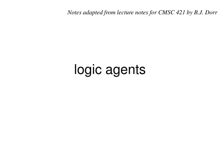 logic agents