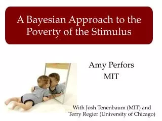 A Bayesian Approach to the Poverty of the Stimulus