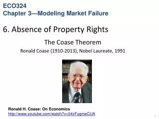 6. Absence of Property Rights